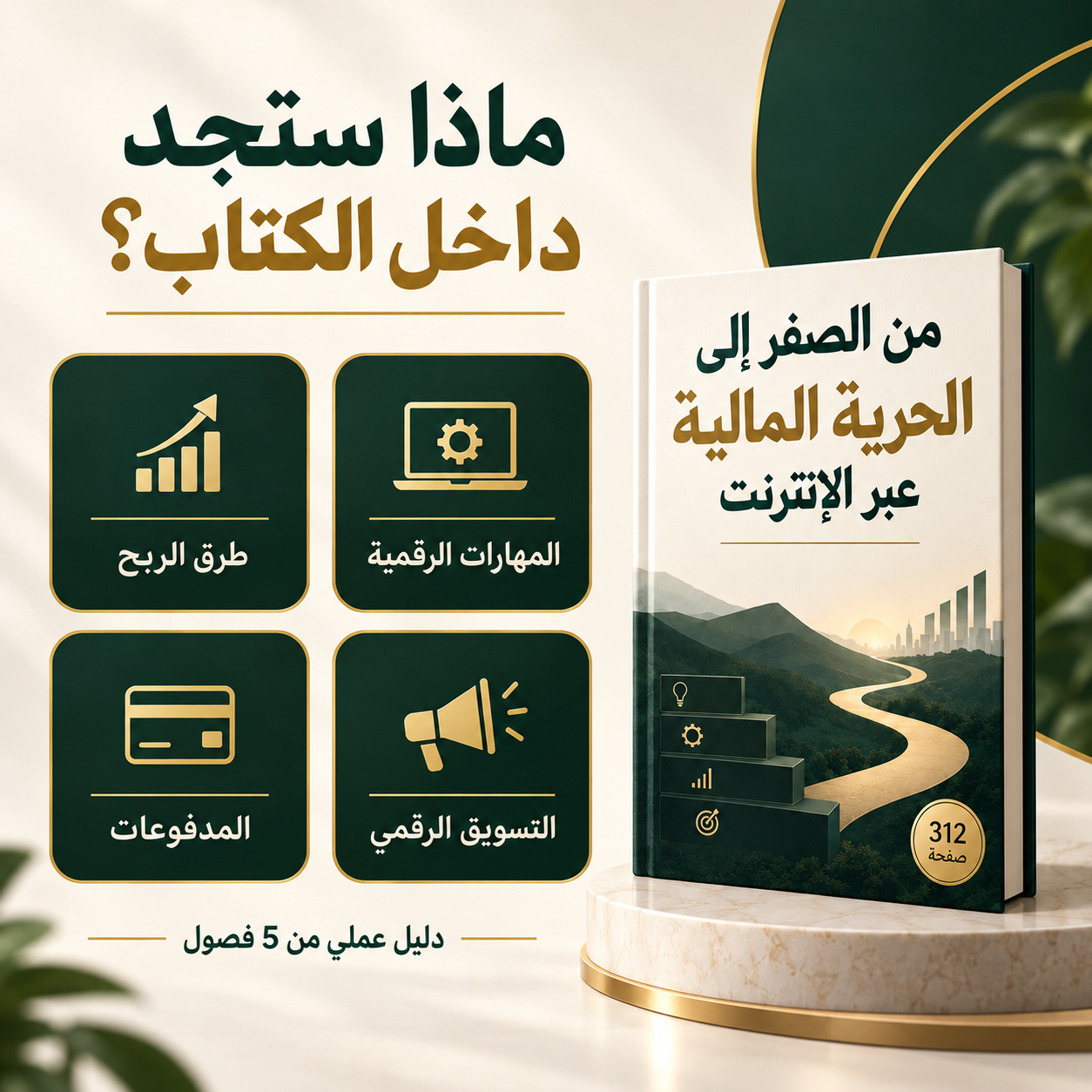 كتاب من الصفر إلى الحرية المالية عبر الإنترنت