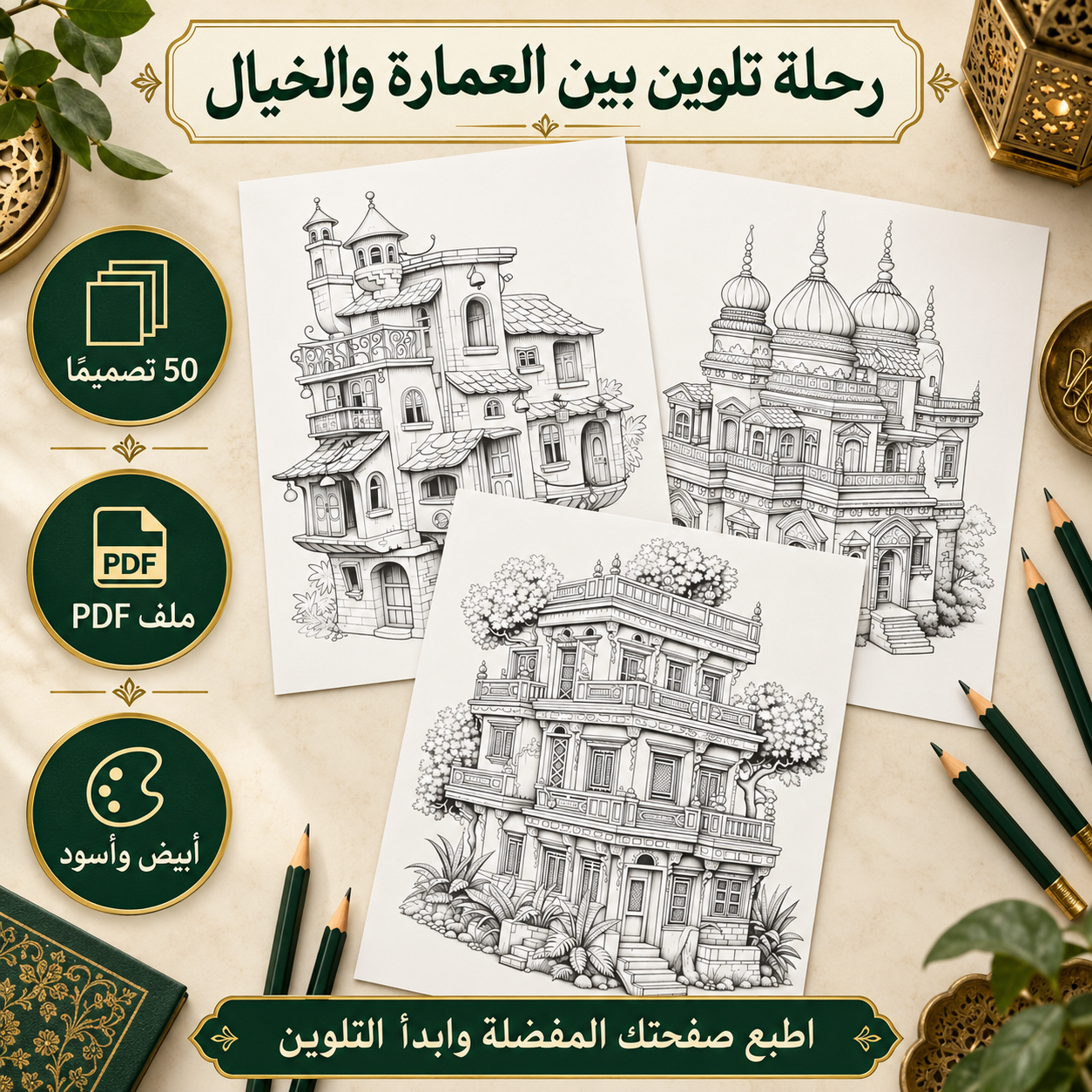 كتاب تلوين بيوت